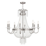 Valentina 8 Light Large Chandelier by Livex - 51848