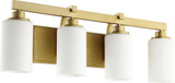 Lancaster 4 Light Vanity Light by Quorum - 5207-4