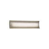 Fusion Lineate 19W LED Opal Glass Linear Vanity Light by Justice Design - FSN-8631-OPAL