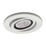 4 Inch 7W 1 LED Low Voltage Round Adjustable Gimbal Trim by WAC Limited - HR-D417LED