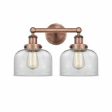 Bell 2 Light Industrial Vanity Light 15.5 Inch Wide by Innovations - 616-2W-BELL