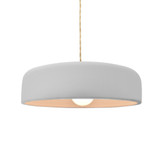 Radiance 1 Light Spire Pendant 4 Inch Tall X 13 Inch Wide by Justice Design - CER-6573