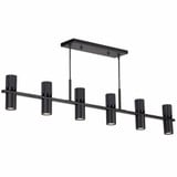 Cerelia 600W 12 LED Chandelier 7.25 Inch Tall and 48 Inch Wide by Dainolite - CRL-4812HC