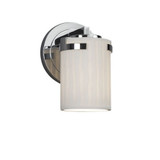 Limoges Atlas 1 Light Wfal Wall Sconce by Justice Design - POR-8451-10-WFAL