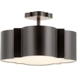 Wyatt 3 Light 16 Inch Wide Semi Flush Mount by Cyan - 10062-WYA