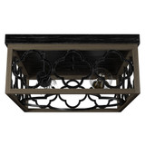 Gablecrest 2 Light 13.5 Inch Wide Flush Mount by Hunter Fans - 19392