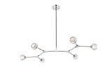 Zayne 6 Light Large Pendant by Elegant - 3508D50