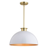 Devon 1 Light Pendant 15.5 Inch Tall and 15.75 Inch Wide by Vaxcel - P0411