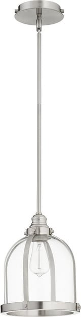 Banded Dome 1 Light Small Pendant by Quorum - 886