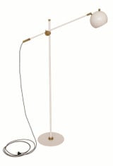 Orwell 11W 1 LED Floor Lamp 59 x 31.5 Inches by House of Troy - OR700-BLKSN