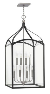 Clarendon 8 Light Small Foyer 2 Tier Chandelier by Hinkley - 3418