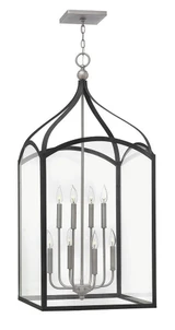 Clarendon 8 Light Small Foyer 2 Tier Chandelier by Hinkley - 3418