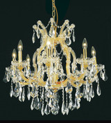 Maria Theresa 9 Light Medium Chandelier by Elegant 2801D26 - 2801D26