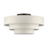 Manorwood 5 Light Extra Large Semi Flush Mount 28 Inch Wide by Livex - 41948