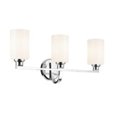 Gioe 3 Light Bath Vanity 10.5 Inch Tall and 24.25 Inch Wide by Kichler - 55226