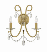 Othello 2 Light Candle Style Wall Sconce by Crystorama - 6822