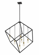 Vertical 7 Light Pendant 44 Inches Wide by 47 Inches High by Z-Lite - 478P44