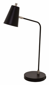 Kirby 6.2W 1 LED Table Lamp 23.5 x 15 Inches by House of Troy - K150-BLK