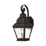Exeter 1 Light Water Glass Outdoor Wall Lantern by Livex - 2601
