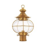 Harbor 1 Light Outdoor Post Top Lantern 10.5 x 17 Inches by Livex - 2224