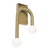 Colette 11W 1 LED Wall Sconce 17 Inch Tall and 10 Inch Wide by AFX - COES1017LAJUD