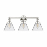 Cone 3 Light Industrial Vanity Light 25.75 Inch Wide by Innovations - 616-3W-CON