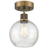 Port Nine 1 Light 7.5 Inch Wide Transitional Semi Flush Mount by Access - 63148LEDDLP-ABB