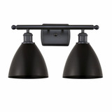 Metal Bristol 2 Light Vanity Light 17.5 Inch Wide by Innovations - 516-2W-MBD-75
