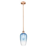 Brookhaven Flute 1 Light Edison Stem Hung Mini Pendant by Innovations - 616-1S-G484-7
