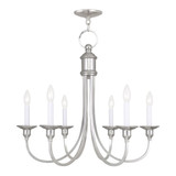 Cranford 6 Light Medium Chandelier by Livex - 5146