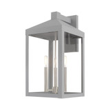 Nyack 3 Light Candle Style Outdoor Wall Lantern 21.75 Inch Tall by Livex - 20585
