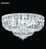 Gallery Eight Light 25 Inch Wide Flush Mount by James Moder - 40654S