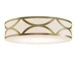 Lake 4 Light 30 Inch Wide Flush Mount by AFX - LAKF30MB