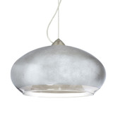 Brio 14 1 Light Steel Medium Cord Pendant by Besa - 1KX-4345