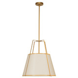 Trapezoid 3 Light Large Trapezoid Pendant by Dainolite - TRA-331P
