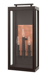 Sutcliffe 3 Light Outdoor Candle Style Wall Lantern by Hinkley - 2915