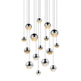 Grapes 16 LED Assorted Pendant 3.75 Inch Tall X 23.75 Inch Wide by Sonneman - 2923-AST