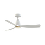 Kute 3 Blade Ceiling Fan with DW Light Kit 44 Inch Wide by Fanimation - FPD8547-LK