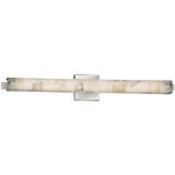 Alabaster Rocks Edge Linear Vanity Light 30.5 Inch Wide by Justice Design - ALR-8685