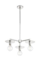 Bizet 3 Light Medium Chandelier by Nuvo - 60-72-3C