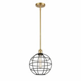 Lake Placid 1 Light Small Stem Hung Pendant 10 Inch Wide by Innovations - 516-1S-LP-10