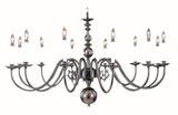 Jamestown 12 Light Oversized Foyer Chandelier by Framburg 9142 - 9142