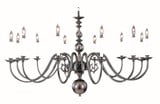 Jamestown 12 Light Oversized Foyer Chandelier by Framburg 9142 - 9142
