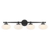 Barrow 4 Light Bath Vanity 8 Inch Tall and 33.75 Inch Wide by Savoy House - 8-1050-4