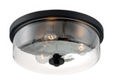 Sommerset 3 Light 15 Inch Wide Flush Mount by Nuvo - 60-716-3F