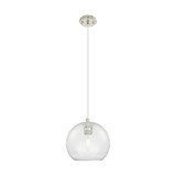 Crown Point 1 Light Cord Hung Pendant 8 Inch and 8 Inch Wide by Innovations - 434-1P-G12-8_P