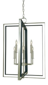Symmetry 6 Light Medium Chandelier by Framburg 4865 - 4865