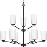 Adley 9 Light Large Linear Chandelier by Progress - P400351