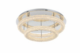 Bowen 62W 2 LED Flush Mount 10 Inch Tall and 29.5 Inch Wide by Elegant - 3800F30L2