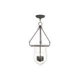 Canterbury 4 Light 14 Inch Wide Semi Flush Mount by Livex - 50297